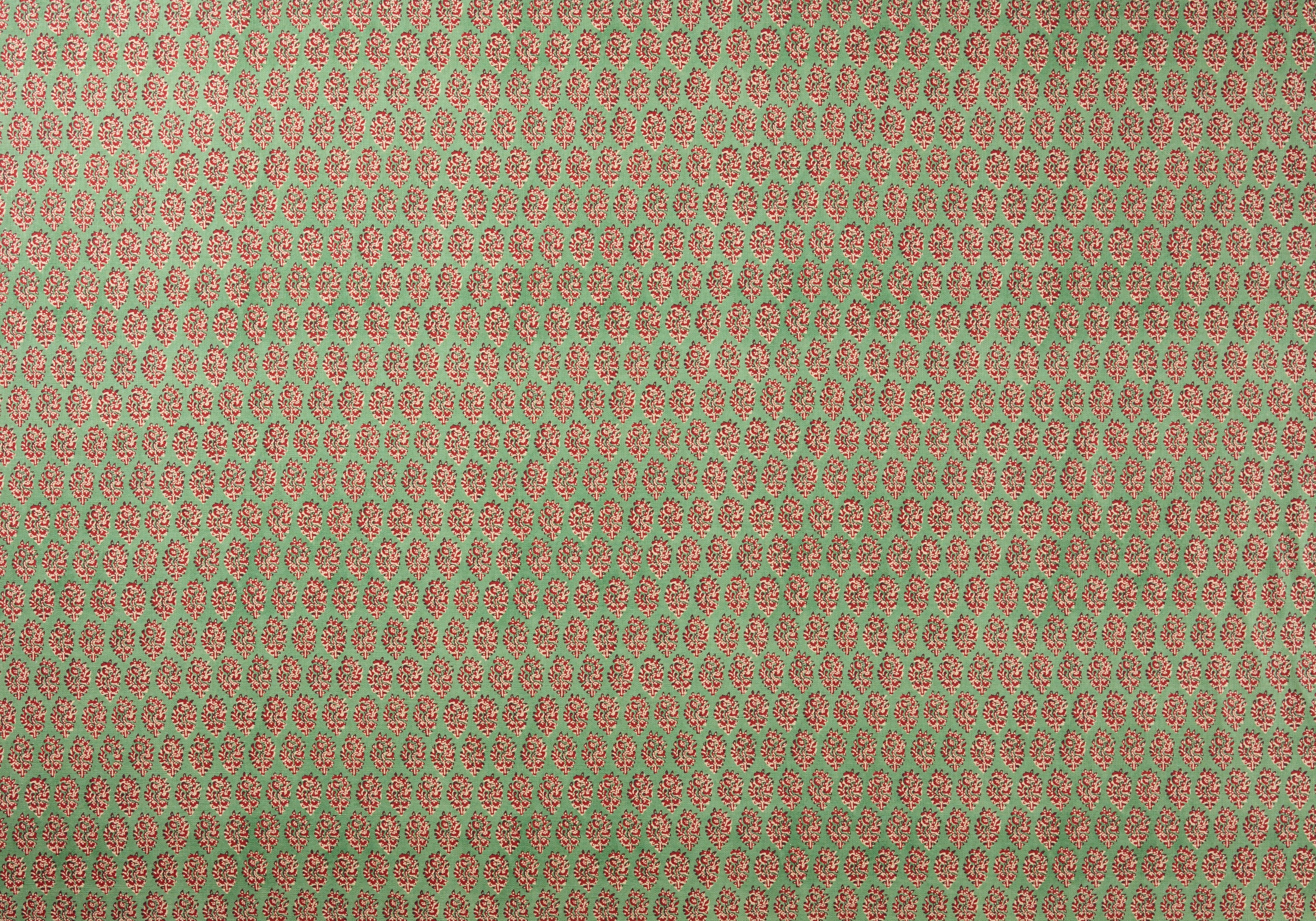 Susa Paisley - Sage/Cayenne