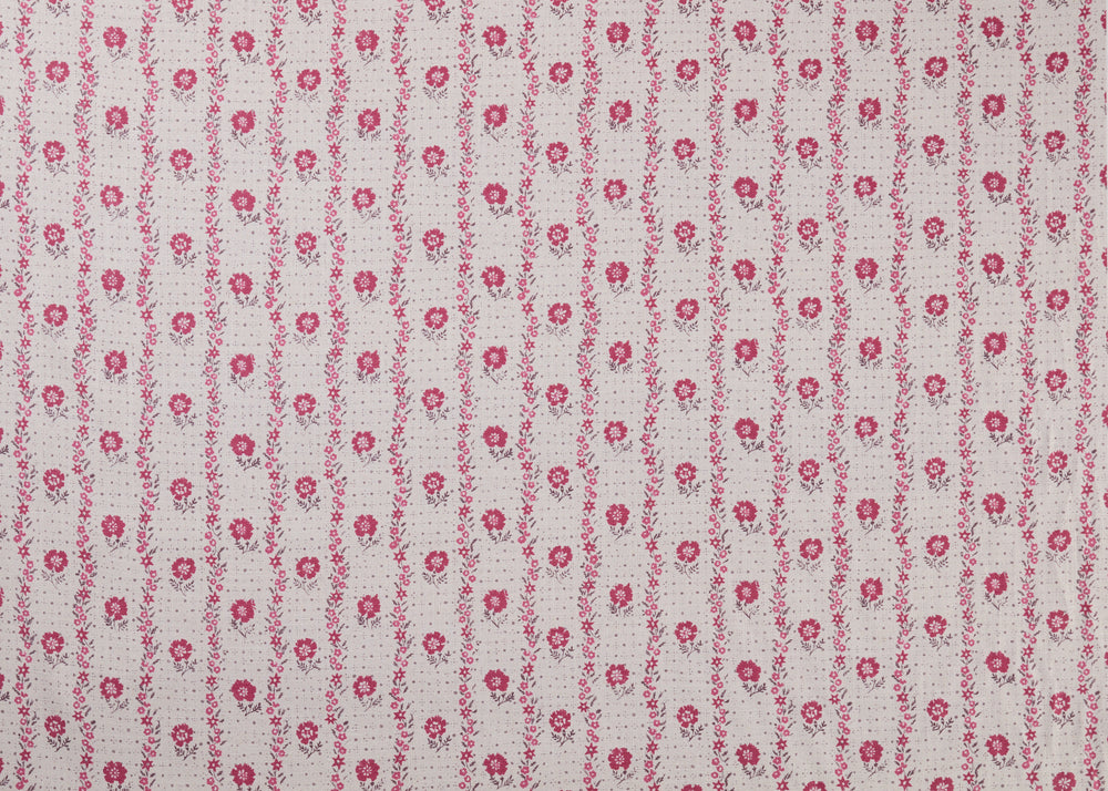 Ottoman Stripe - Ruby