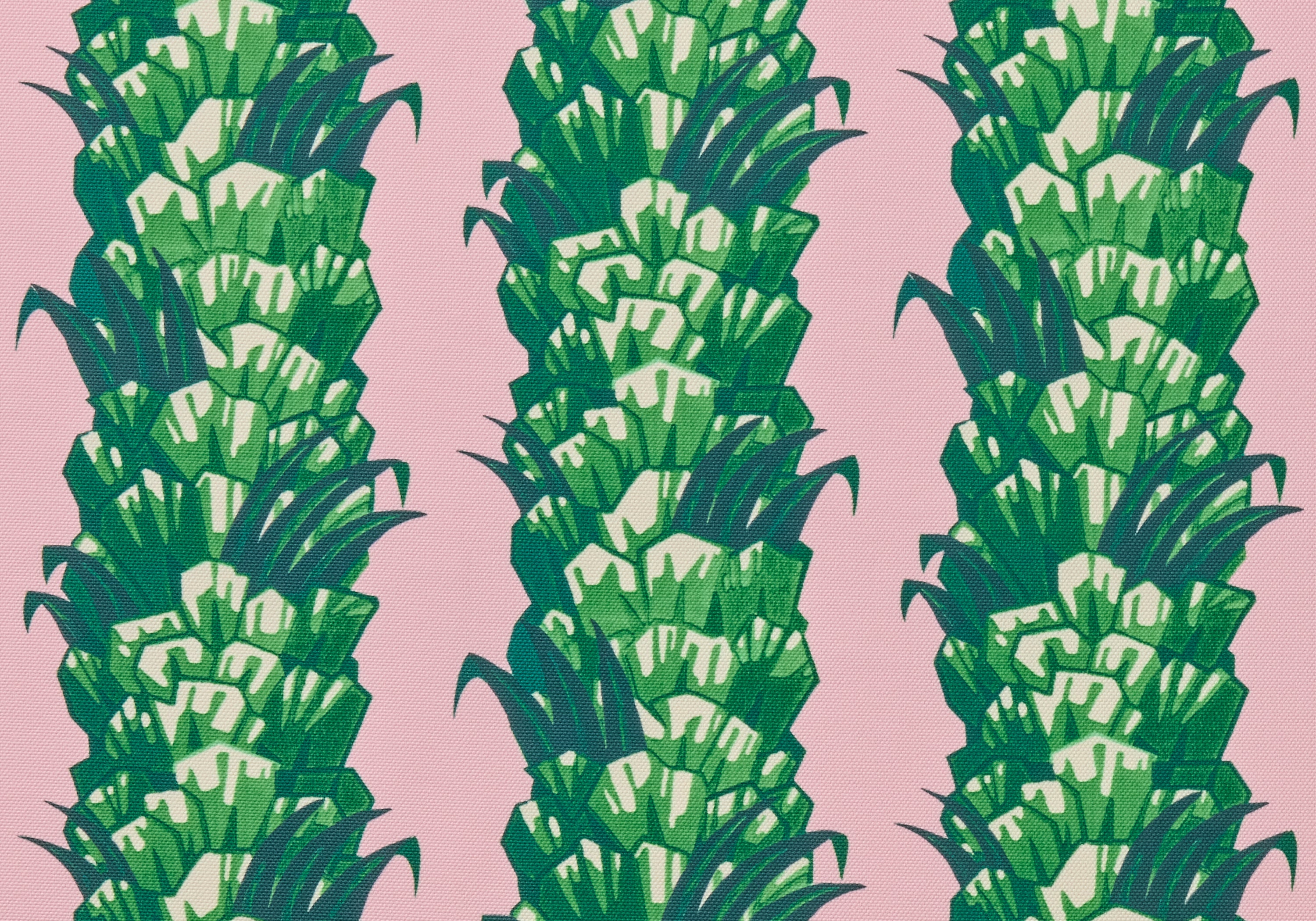 Outdoor Palmetto - Jungle on Pink