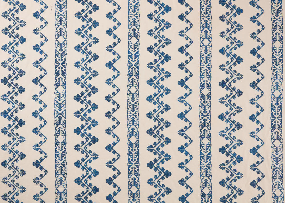 Palmyra Embroidery - Indigo