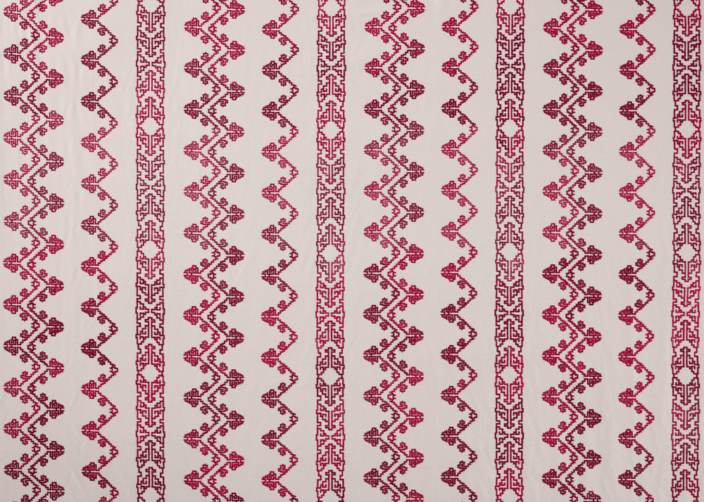 Palmyra Embroidery - Ruby