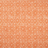 Zigzag - Coral on White